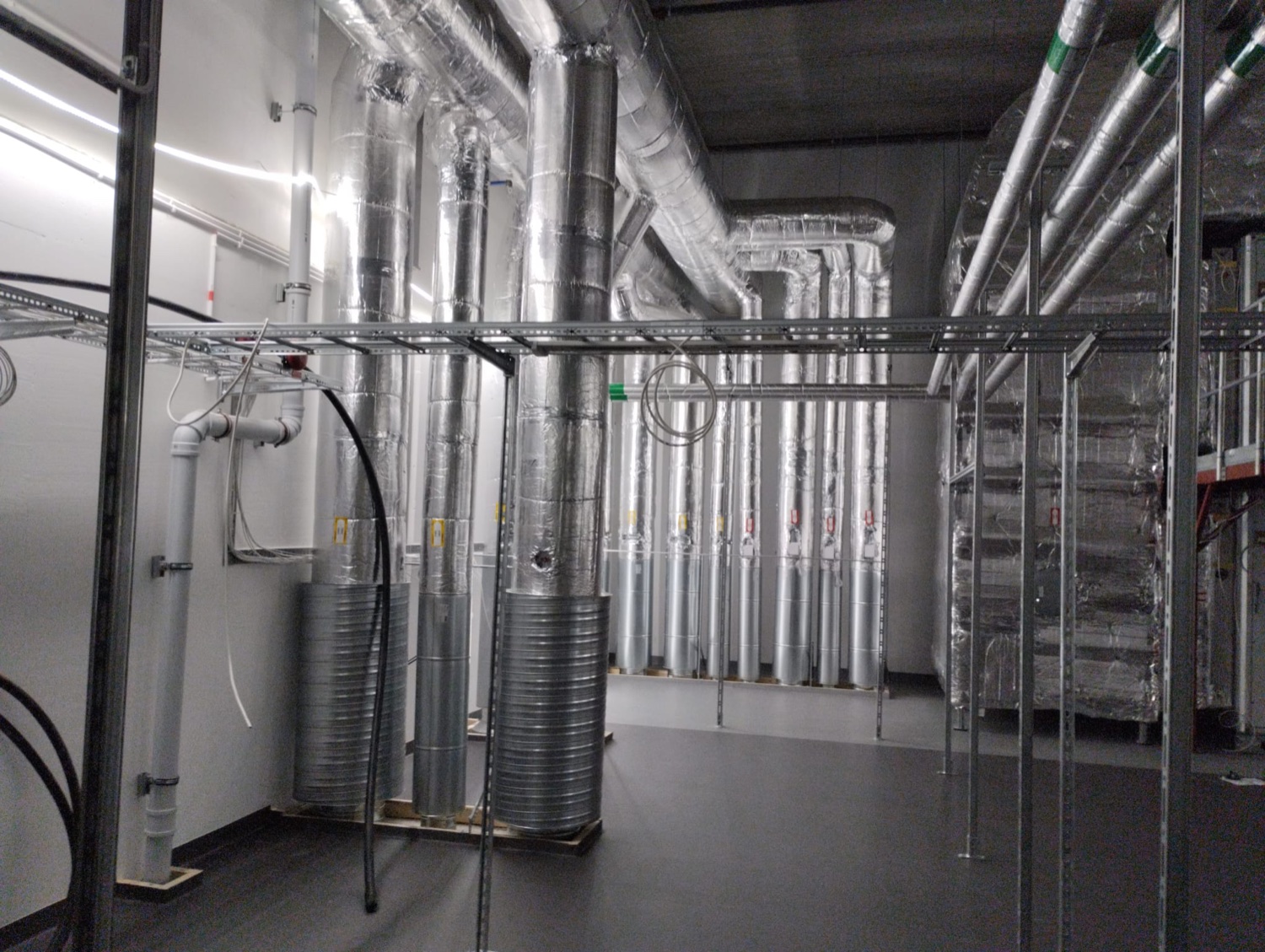 Isolerad ventilationscentral